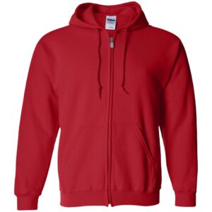 Blank G186 Zip Up Hooded Sweatshirt