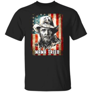 Merle Haggard Vintage T-Shirt Mama Tried Classic Country G500 5.3 oz. T-Shirt