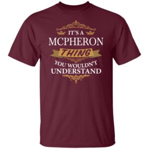MCPHERON Gold Its An Elvis Thing TEXT G500 5.3 oz. T-Shirt