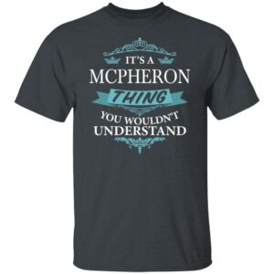 MCPHERON Blue Its An Elvis Thing TEXT G500 5.3 oz. T-Shirt