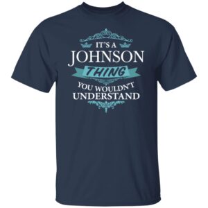 Johnson Its An Elvis Thing TEXT G500 5.3 oz. T-Shirt