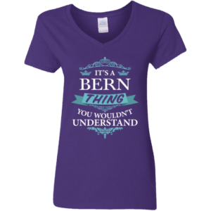 Bern Its An Elvis Thing TEXT G500VL Ladies' 5.3 oz. V-Neck T-Shirt